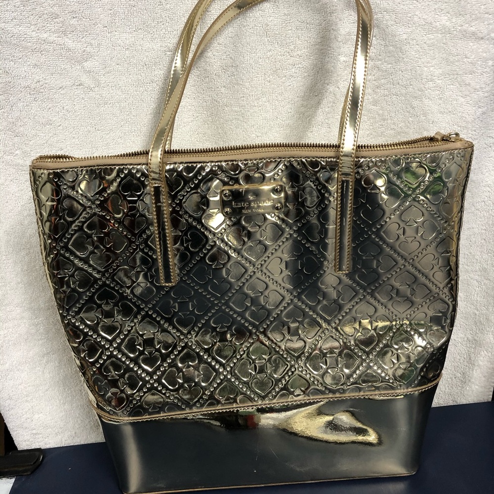 New Kate Spade Gold Bag and Wallet